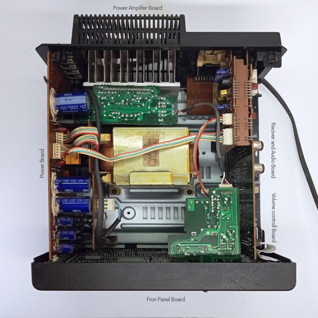 Sony MHC-2500 receiver open top view